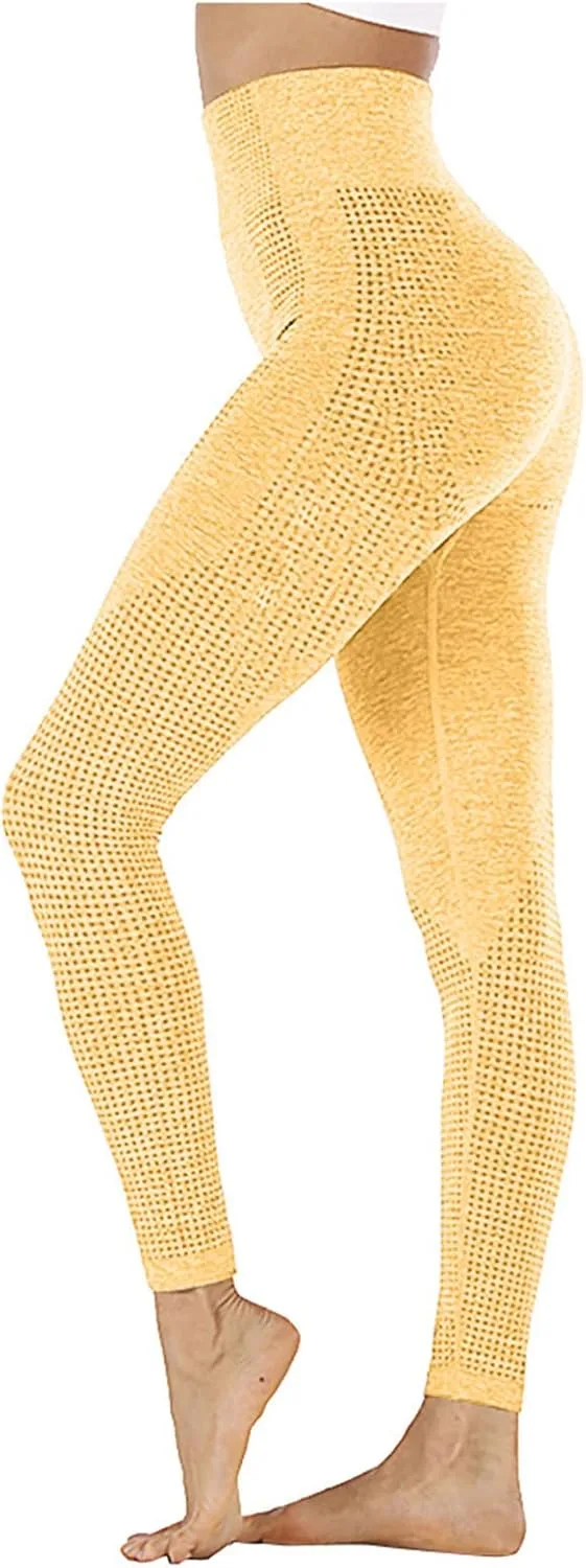 

Женские леггинсы для йоги с эффектом коррекции живота High Waisted