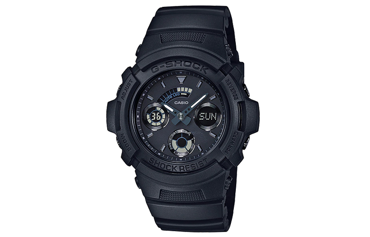 

Мужские черные часы AW-591BB-1A CASIO