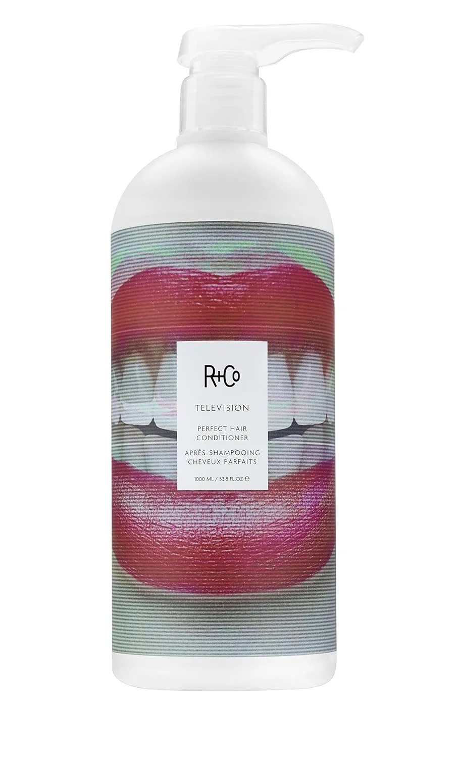 Кондиционер для волос R+Co TELEVISION Perfect Hair Conditioner - литровая упаковка. Увлажняющий и разглаживающий кондиционер для волос, придает блеск и мягкость, подходит для всех типов волос. 1000 мл (1 шт.)