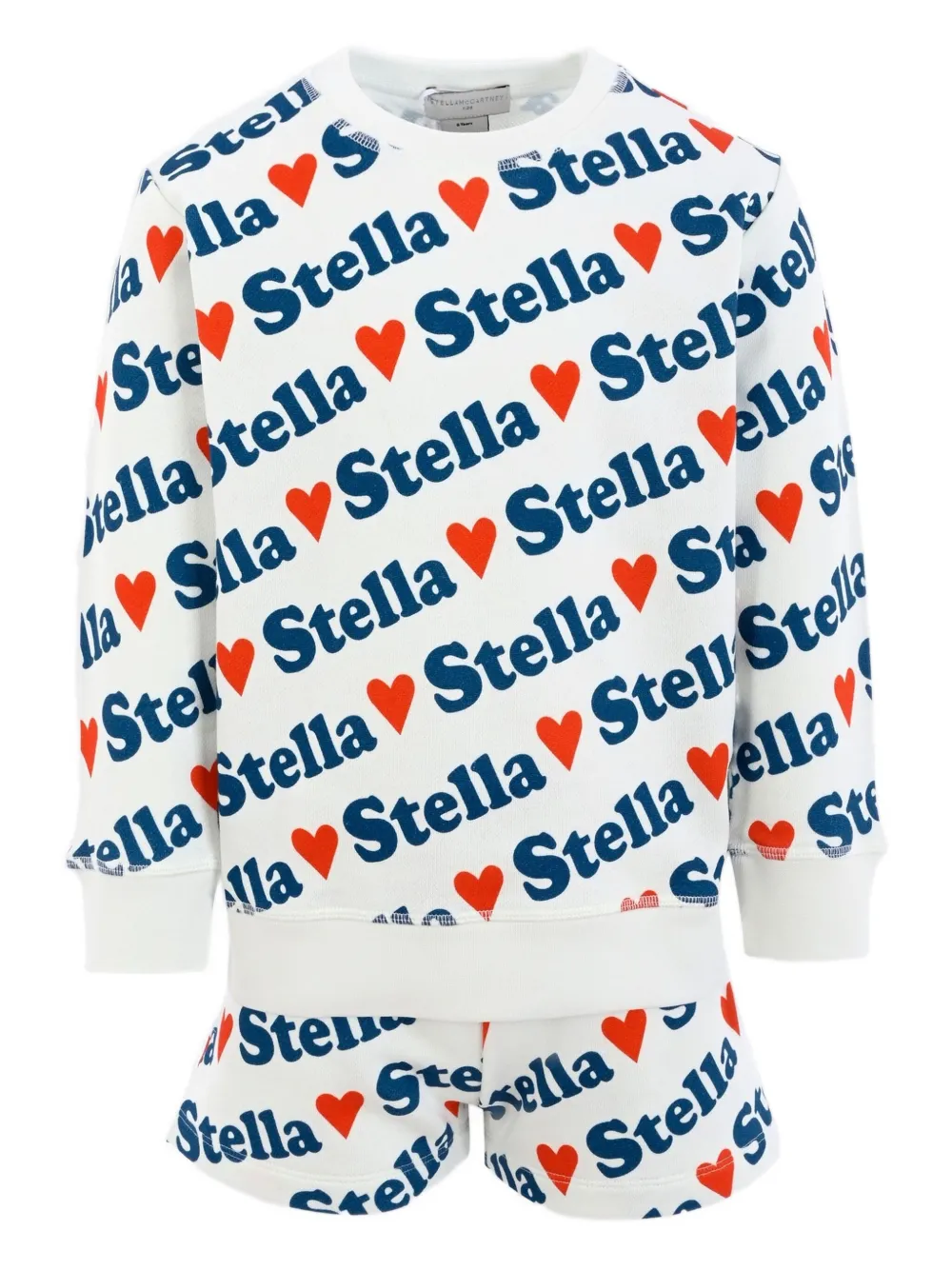 

Спортивный костюм с принтом Stella McCartney Kids, белый