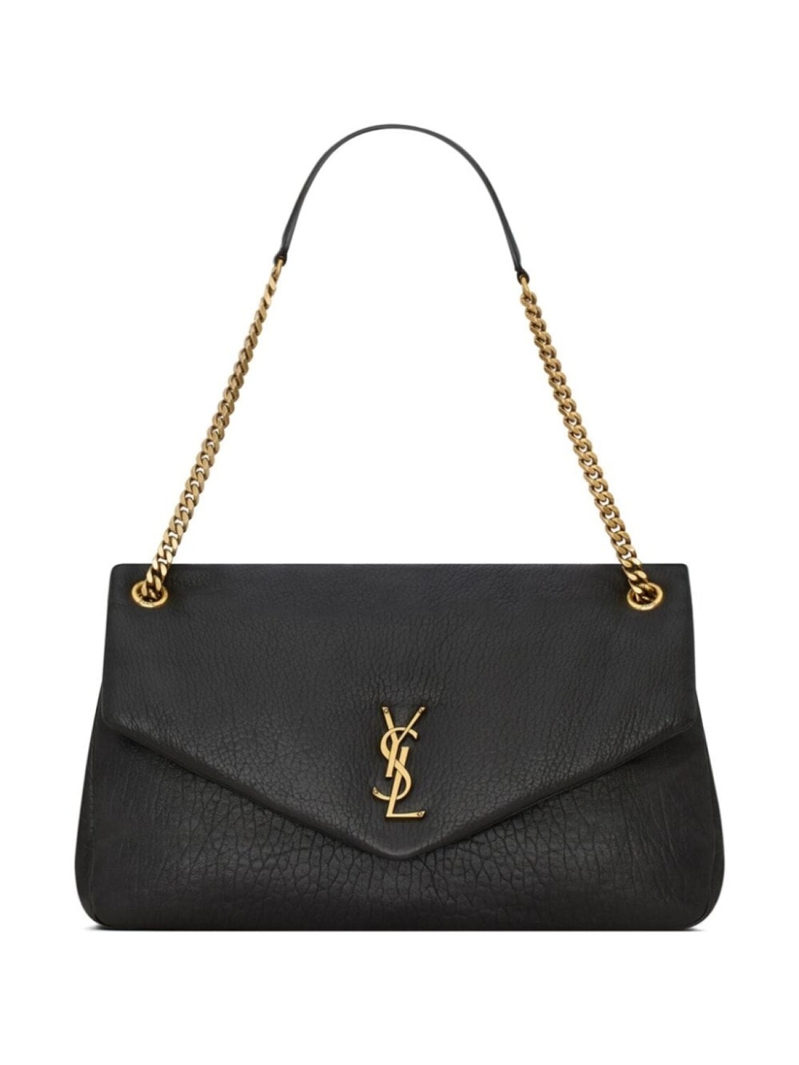

Большая сумка Saint Laurent Calypso с цепочкой, черный