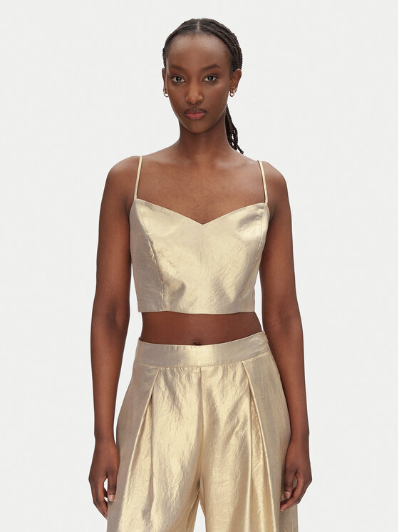 

Топ slim fit 53-2021-922 Access Fashion, золотой