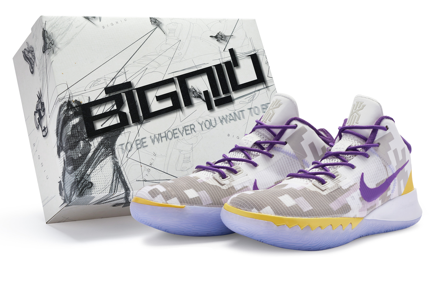 

Nike Флайтрэп 4 баскетбольные кроссовки мужские мидтоп золотисто-серо-черные