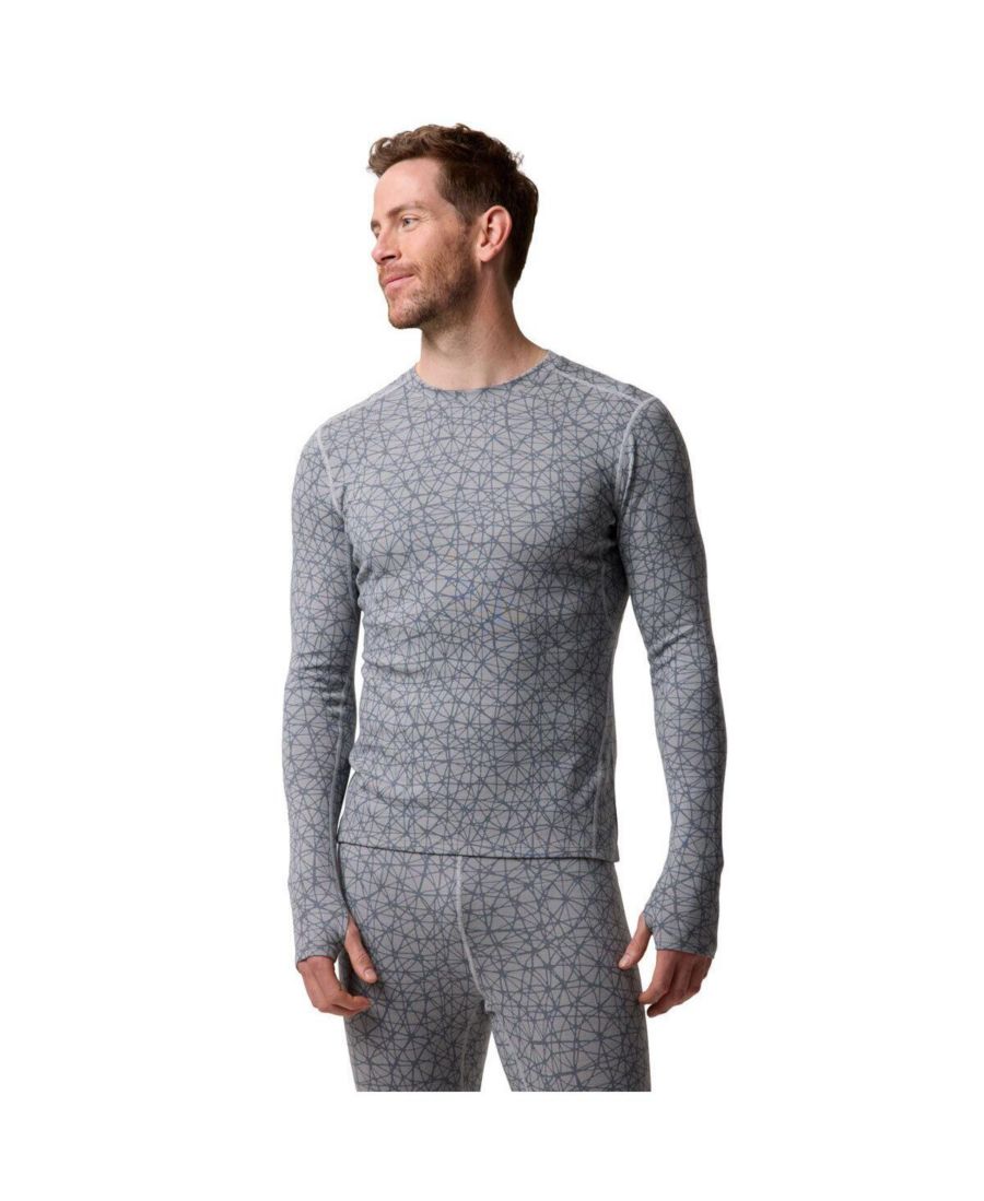 

Мужская термофутболка Cedars RWS Merino Mid-Wt Baselayer Crew Top средней плотности Backcountry, Goat path print