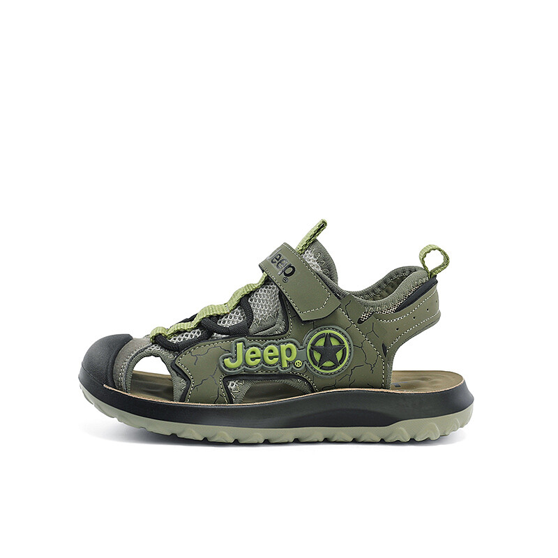 

Детские сандалии детские черные Jeep, хаки