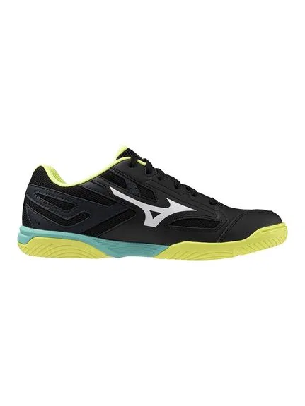 Кроссовки для настольного тенниса «Wave Kaiserburg 8» от Mizuno, Black X White X Lime — фото 3