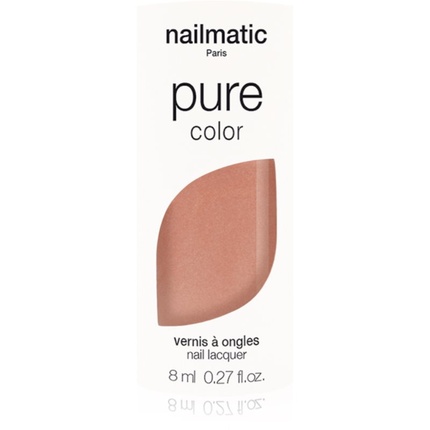 

Nailmatic Лак для ногтей Pure Color - Britany, бежевый перламутр / жемчужно-бежевый, 8 мл