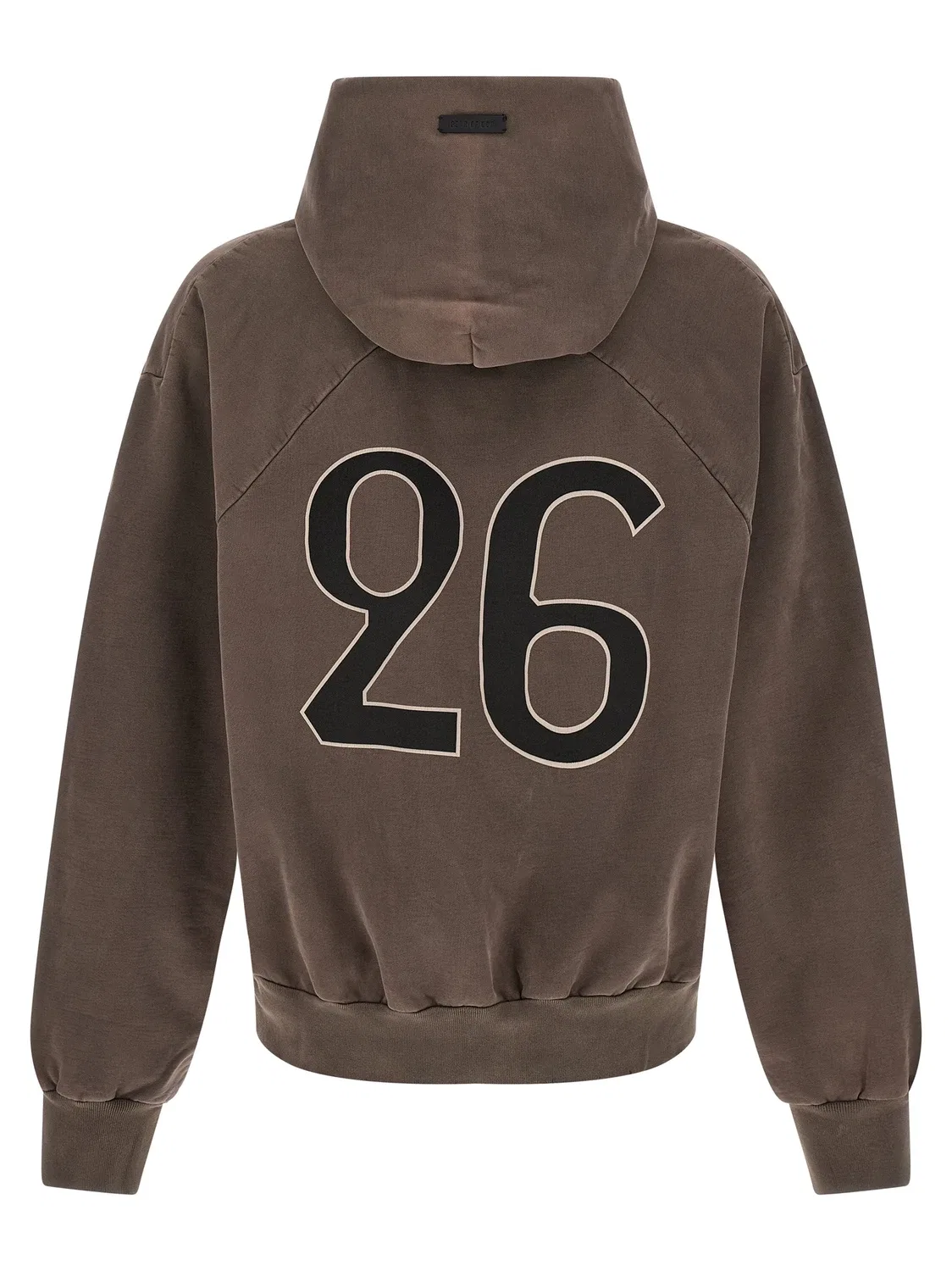 Худи «26 Classic Half Raglan» Fear Of God, коричневый — фото 2