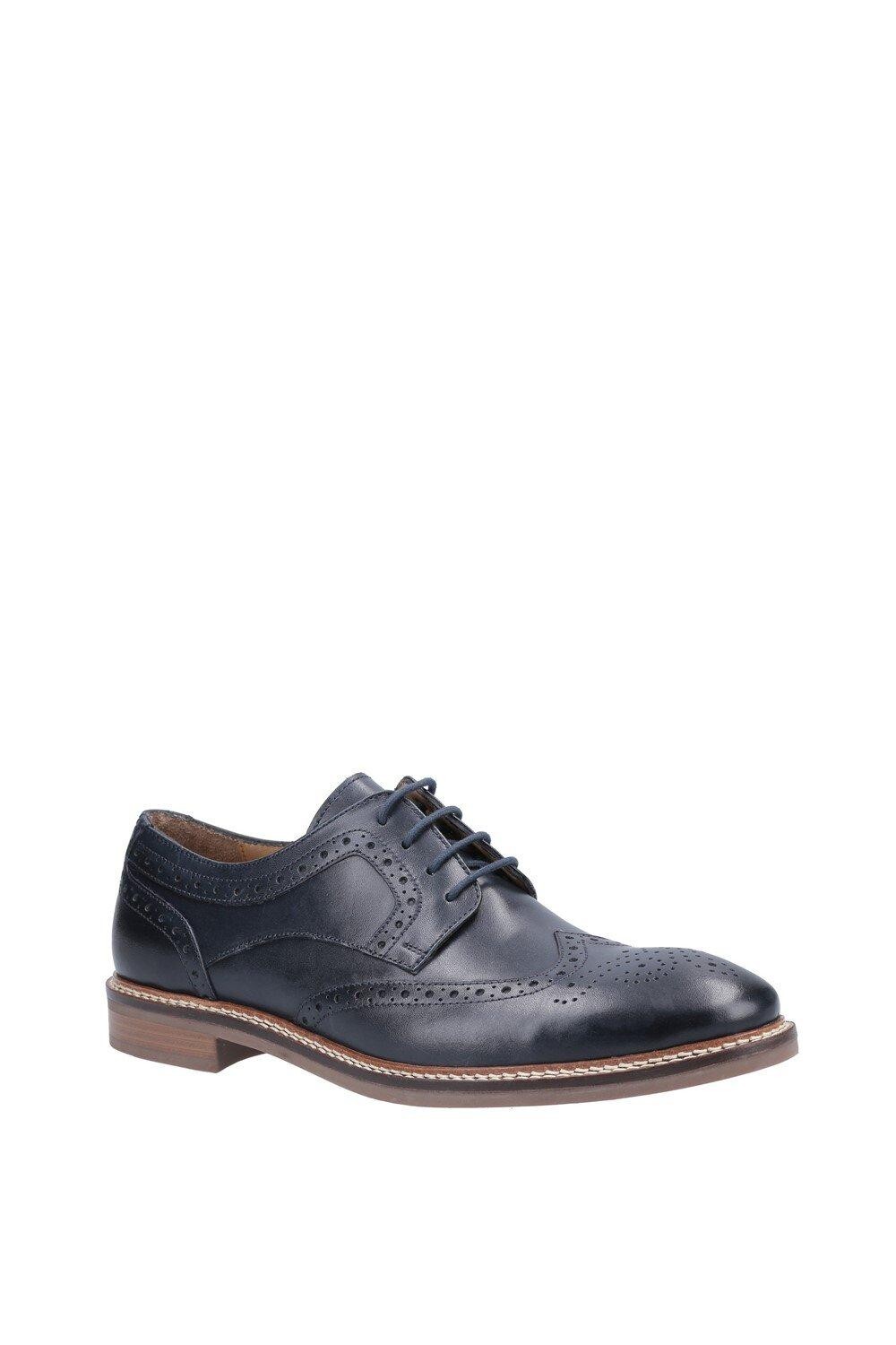 

Кожаные туфли на шнуровке "Bryson" Hush Puppies, темно-синий