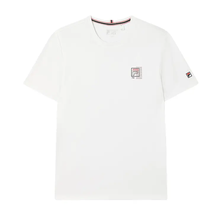 

FILA Футболка мужская стандартная White WT, Белый, FILA Футболка мужская стандартная White WT