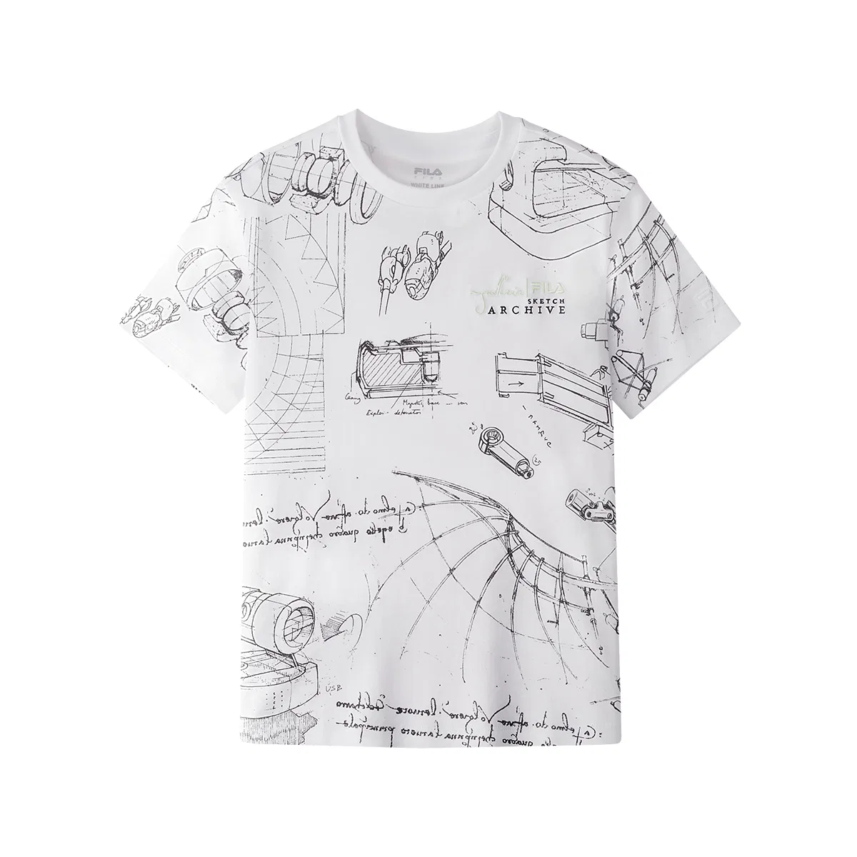 Футболка повседневная FILA KIDS белая