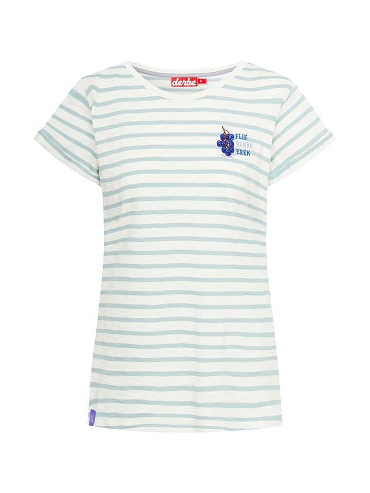 

Футболка Derbe, цвет creme/hellblau
