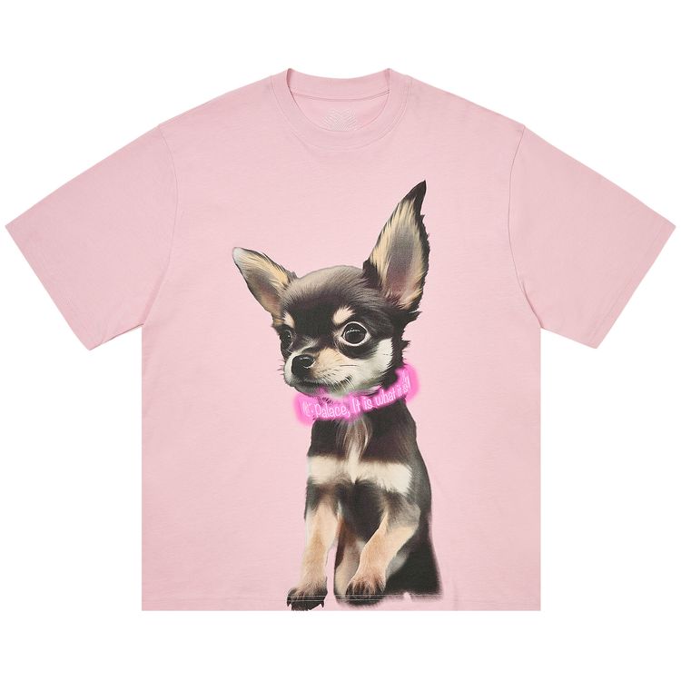 

Футболка Palace Yappy T-Shirt 'Lush Flush', розовый