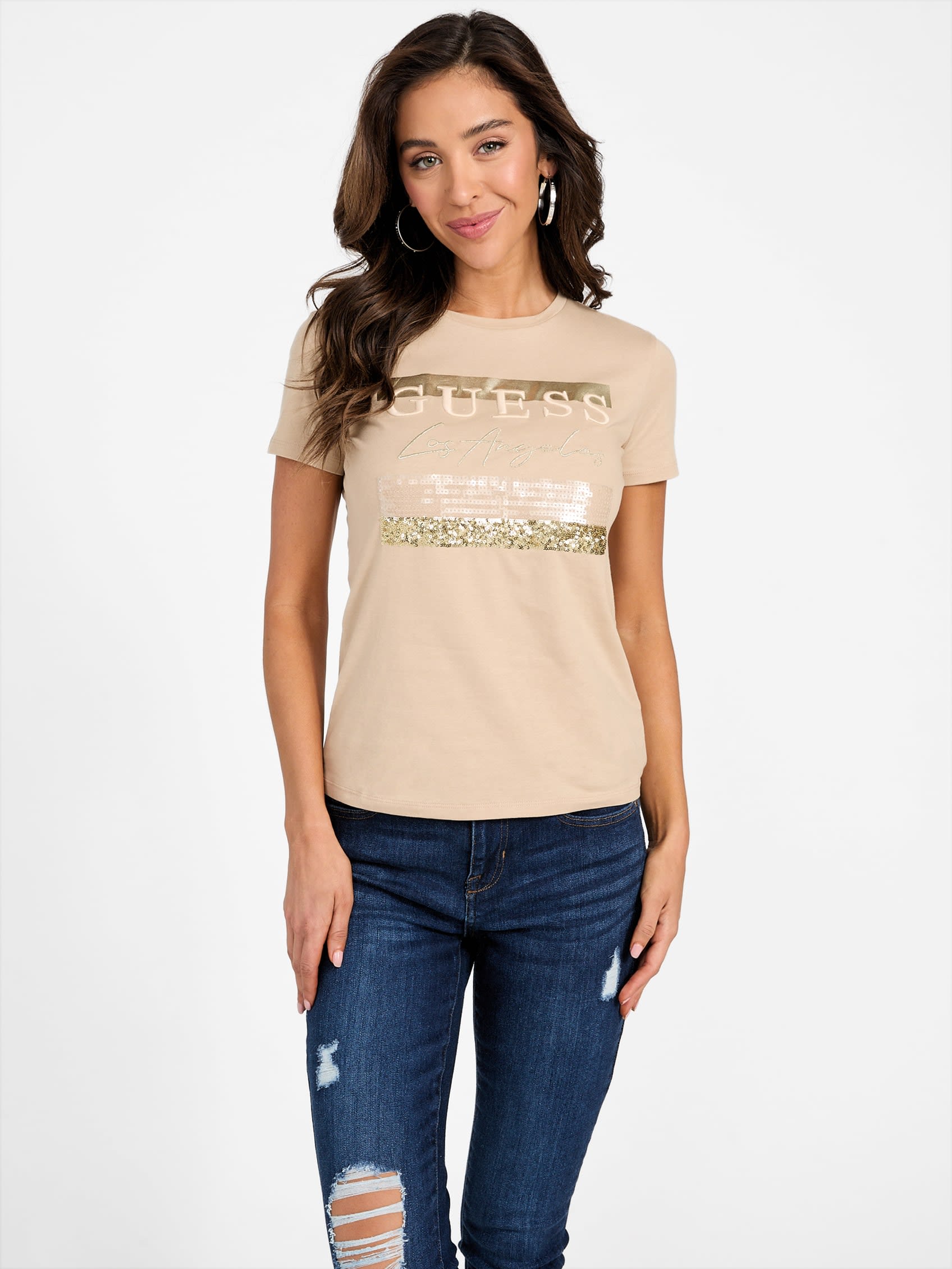 

Футболка с логотипом Лерни Guess Factory, цвет g118