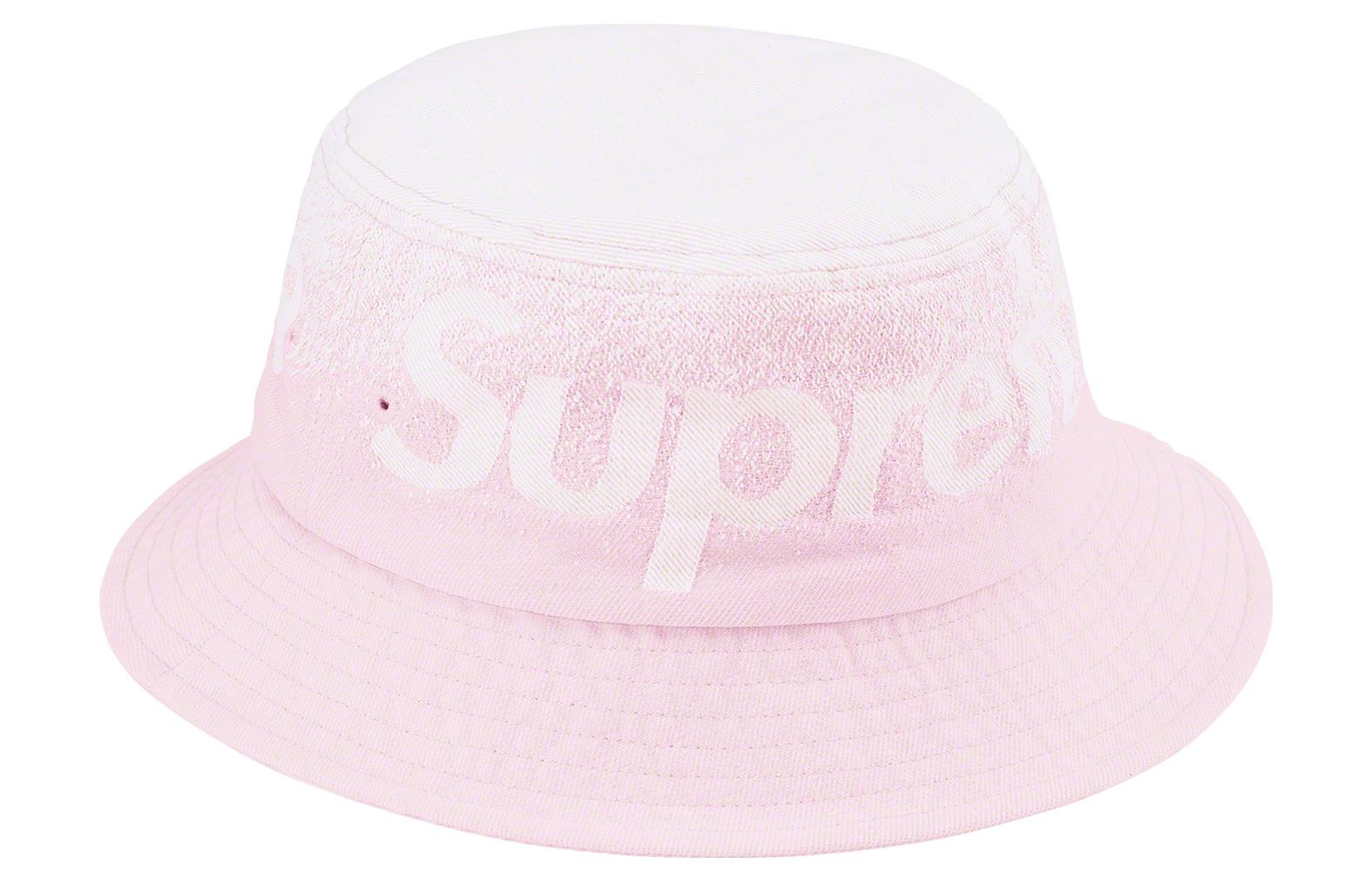 

Supreme Выцветший жаккардовый джинсовый косуха, Pink