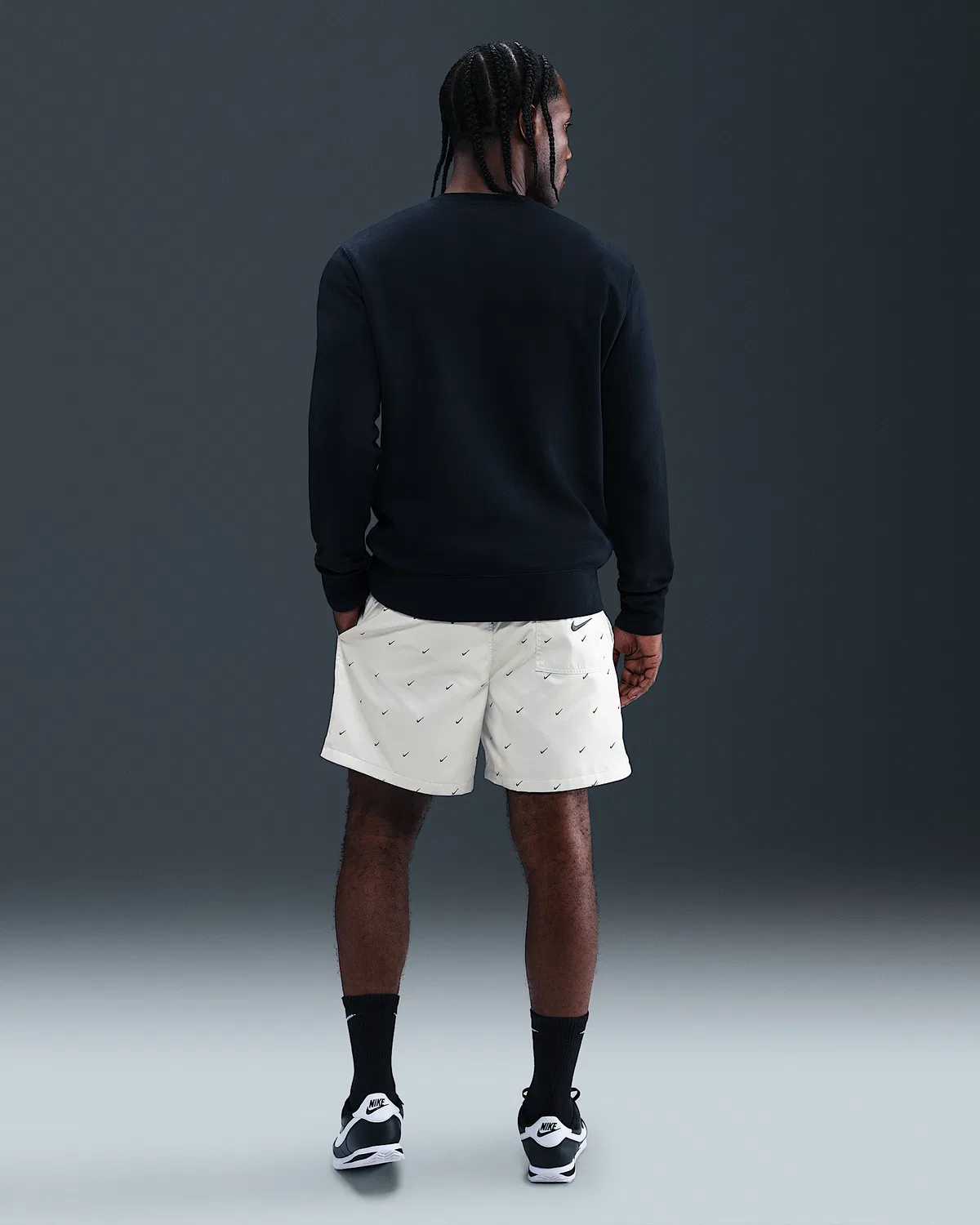 Мужские шорты Nike Club Flow, Light Bone — фото 4
