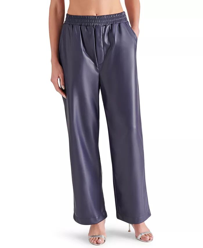 

Женские брюки из искусственной кожи Gilda Steve Madden, синий