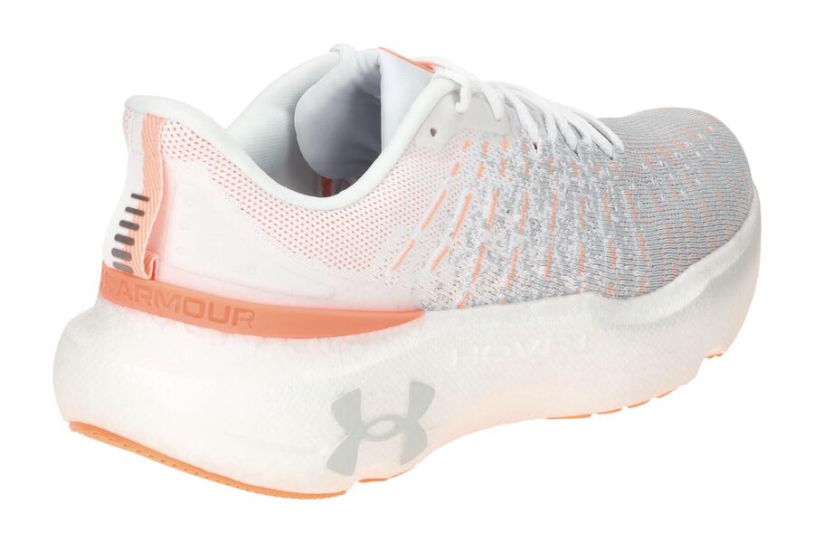 Кроссовки Under Armour Infinite Elite серо-оранжевые мужские 3027189 — фото 4