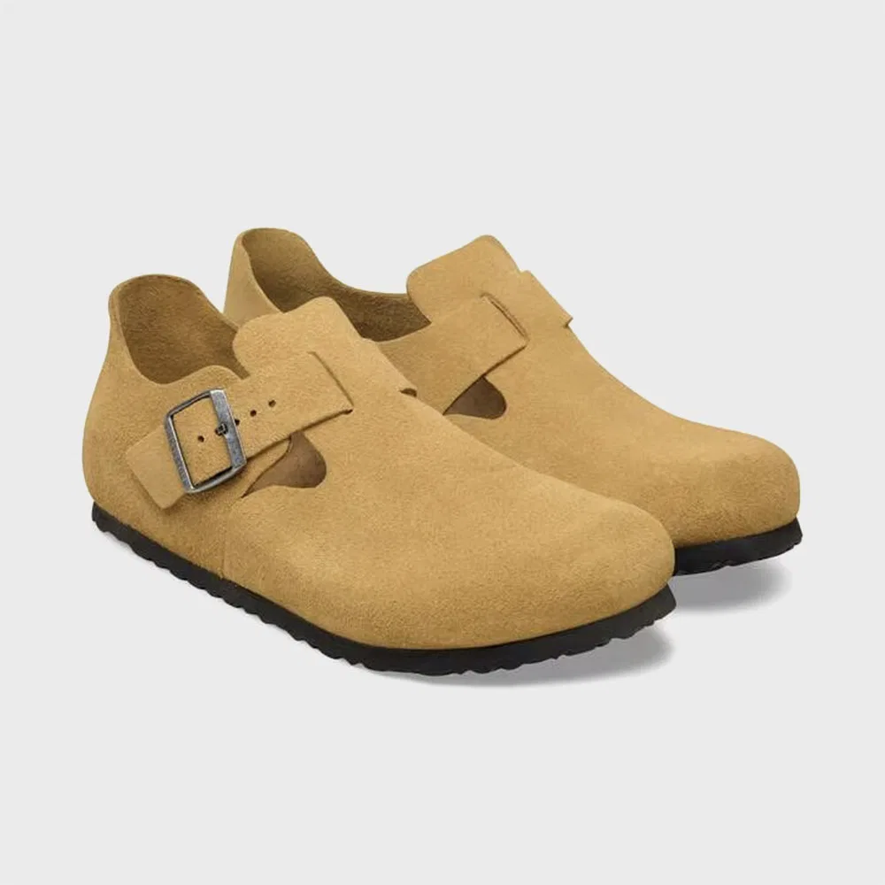 Мужские коричневые сандалии London Leve Cork от Birkenstock