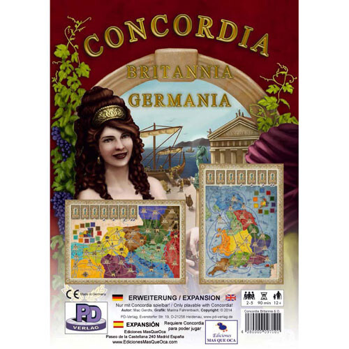 

Настольная игра Rio Grande Games Concordia: Britannia & Germania Expansion