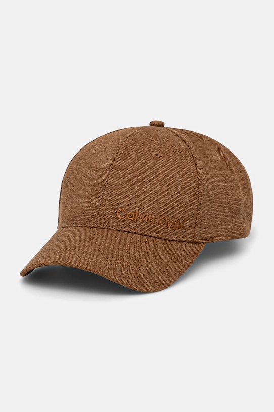 

Кепка с козырьком Calvin Klein, коричневый