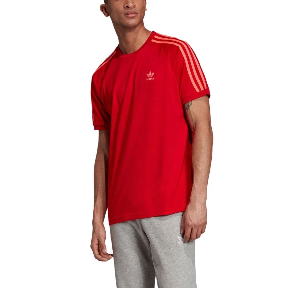Футболка хлопковая с круглым вырезом Adidas Light Scarlet