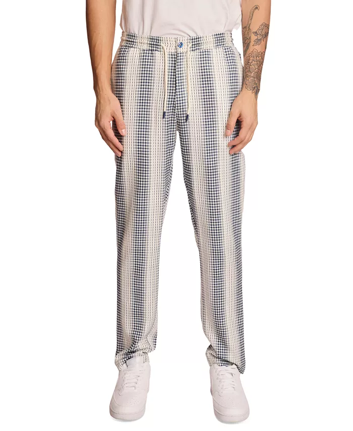 

Мужские брюки Chester Diamond Striped на шнурке Paisley & Gray, синий