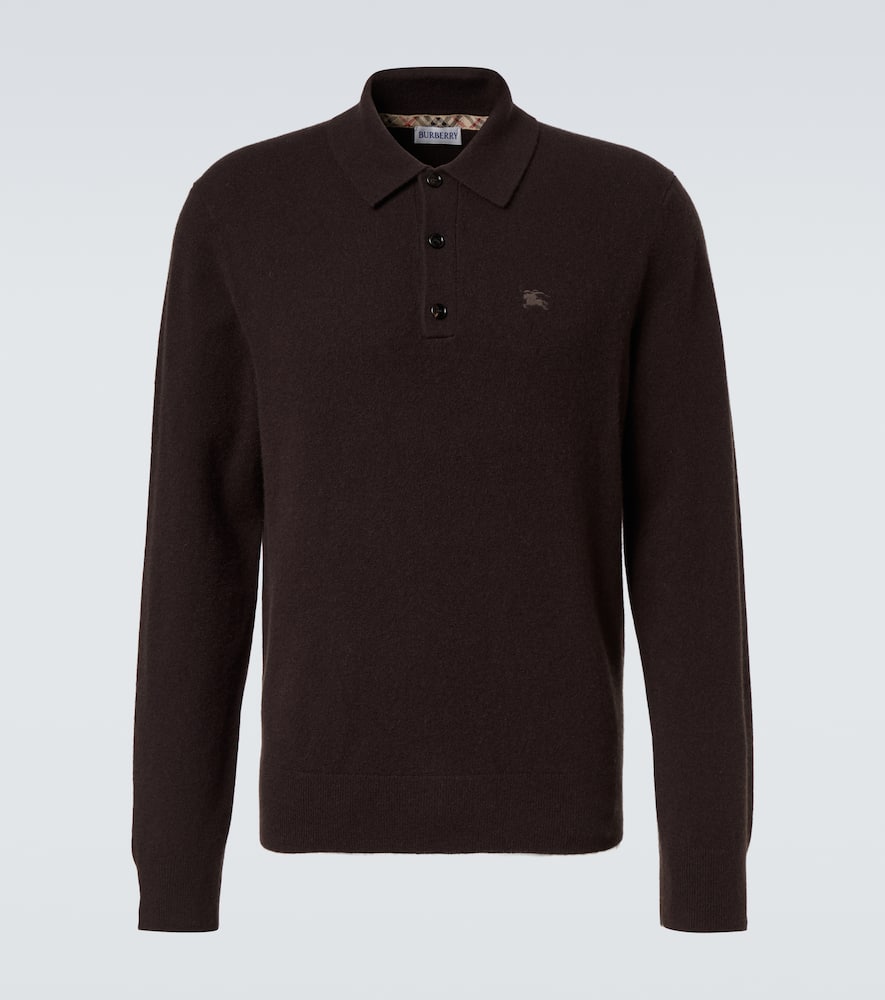 

Кашемировый поло-свитер Burberry, Scorched Brown