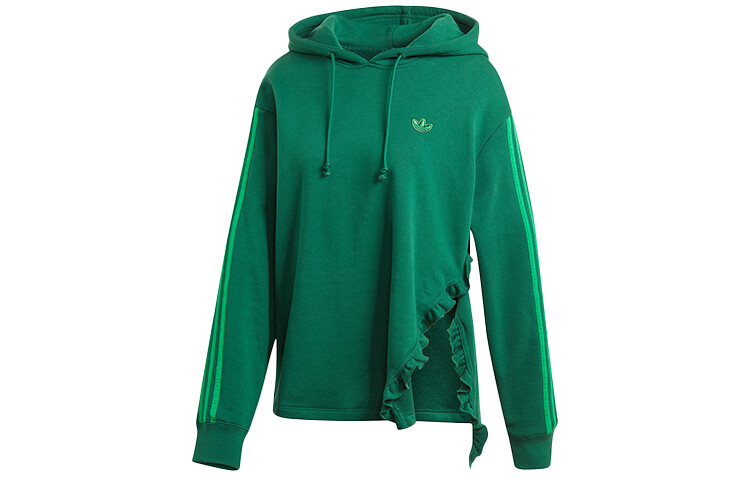 Свитшот женский темно-зеленый Adidas Originals, темно-зеленый — фото 2