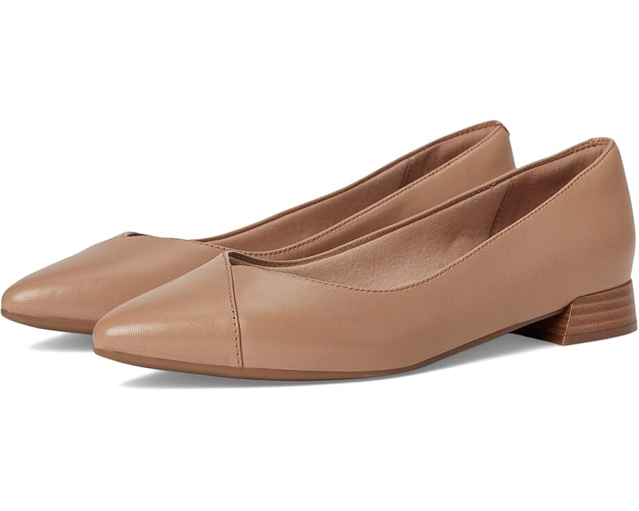 

Туфли на плоской подошве Clarks Natalyn Wish, цвет Warm Beige Leather