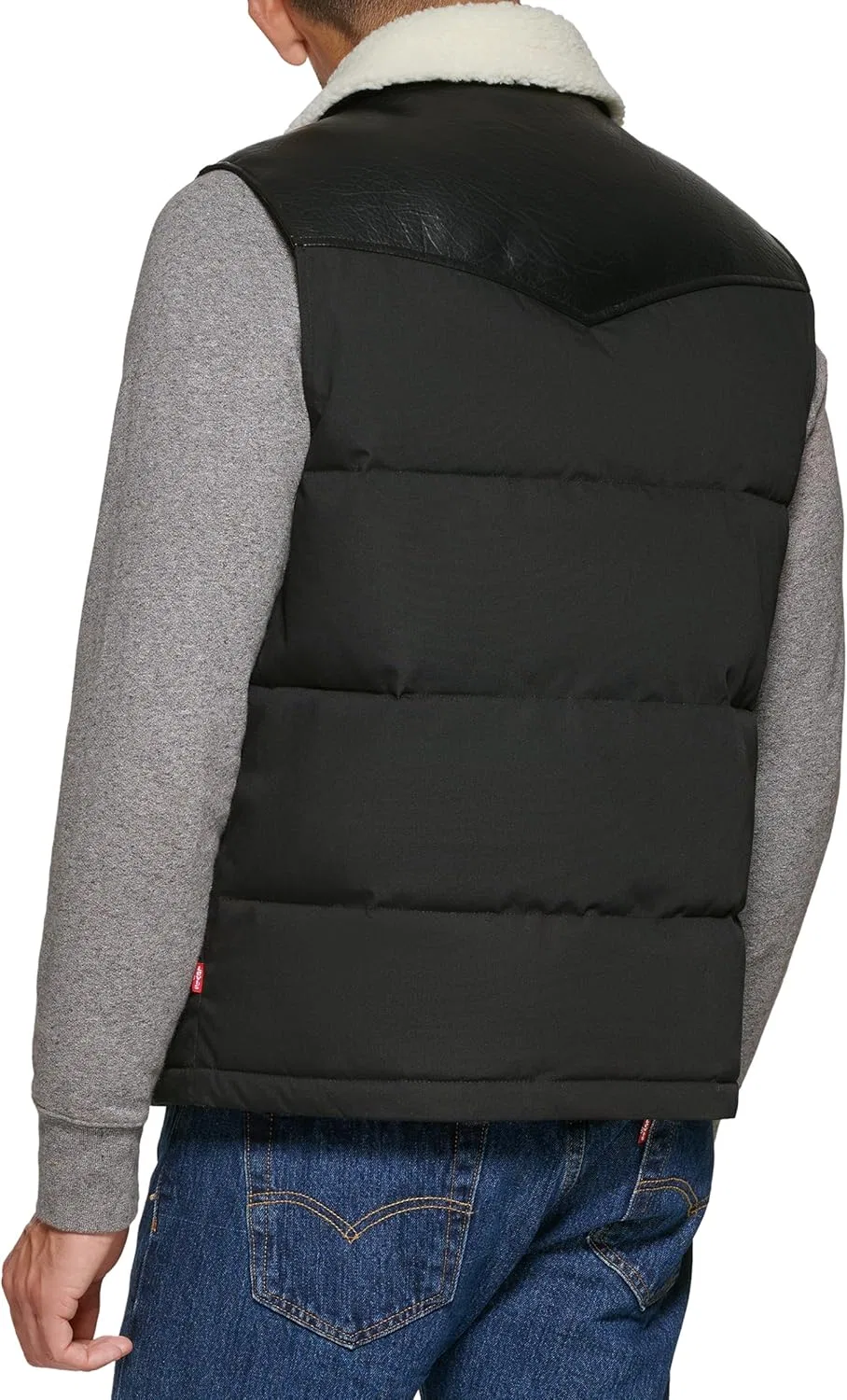 Мужская куртка-пуховик Levi's Out West из комбинированных материалов — фото 2