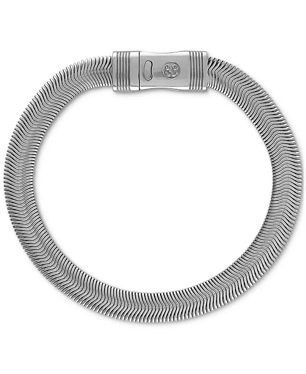 

Браслет-Цепочка в виде плоской змейки из нержавеющей стали Esquire Men'S Jewelry, steel