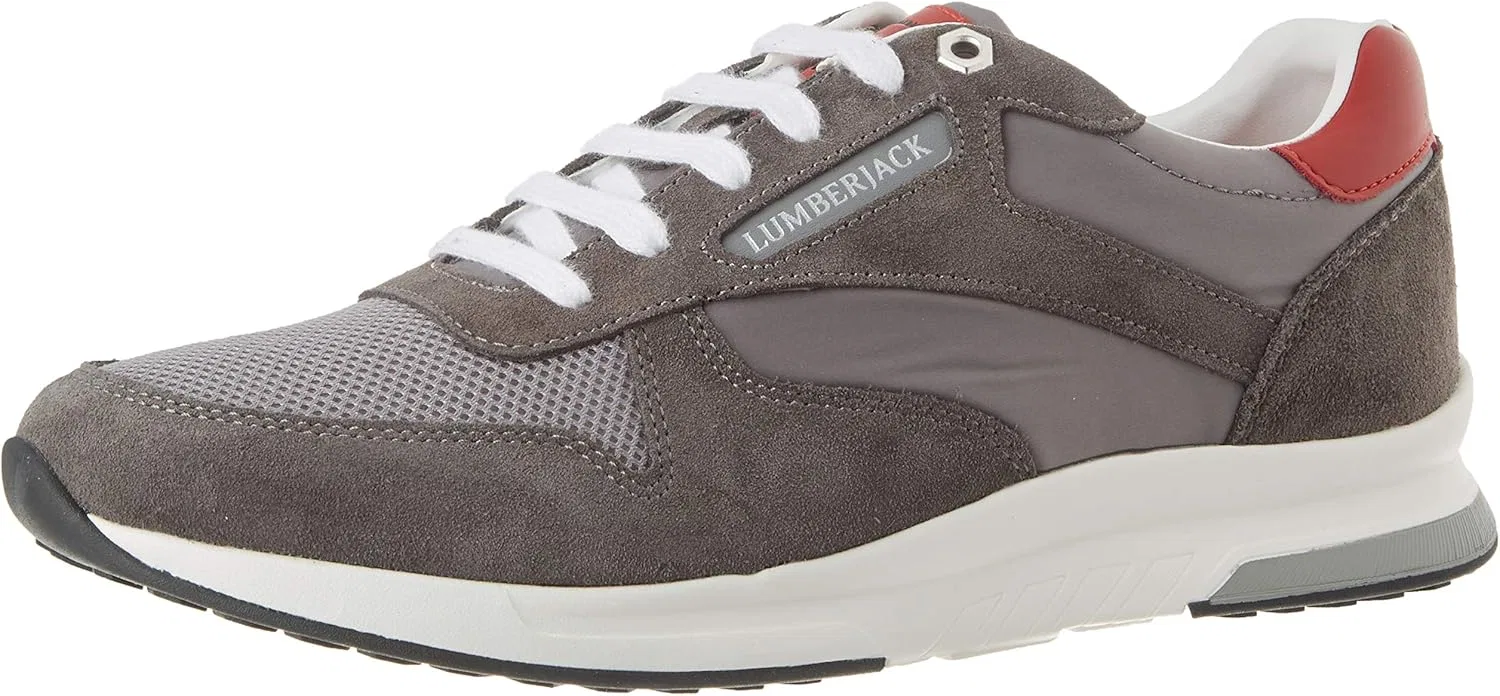 Кроссовки lumberjack Herren Blake Oxford-Schuh, Grey Ash Grey Cd017