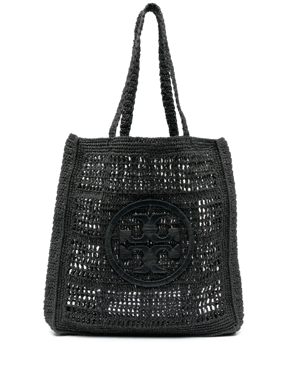 

Сумка-тоут Ella в технике кроше Tory Burch, черный