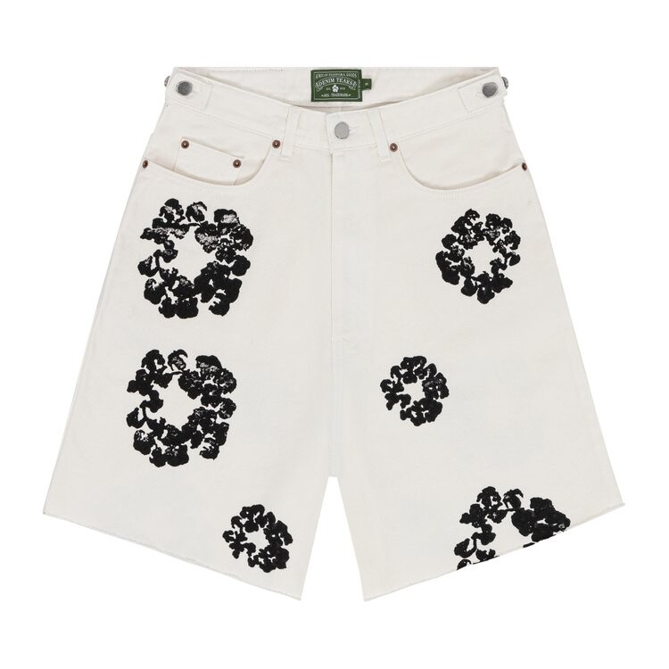 

Шорты Denim Tears Wreath Jean Short, белый