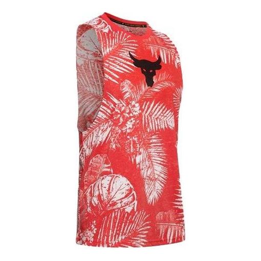 

Спортивный топ Under Armour Project Rock Aloha Camo Tank Top 'Red' 1351590-608, красный