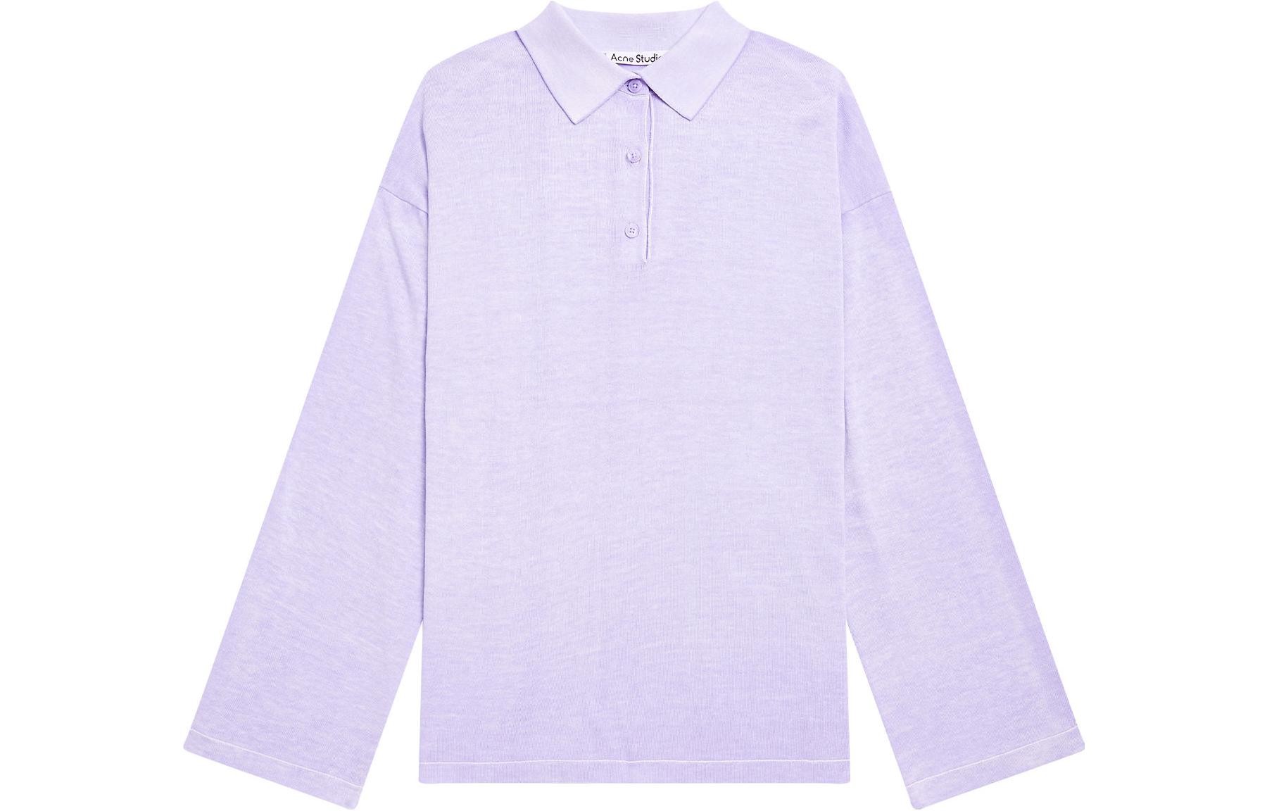 

Футболка поло женская фиолетовая Acne Studios