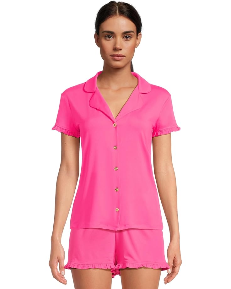 

Пижамный топ Lilly Pulitzer Valaine Pajama Top, цвет Passion Fruit Pink