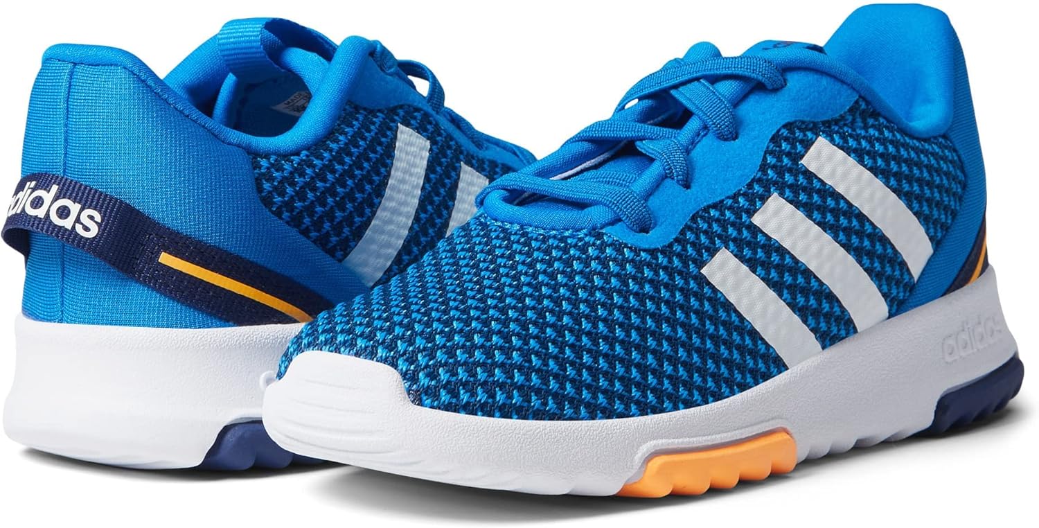 Кроссовки Adidas Tensaur Run для детей и подростков, белый/синий — фото 2