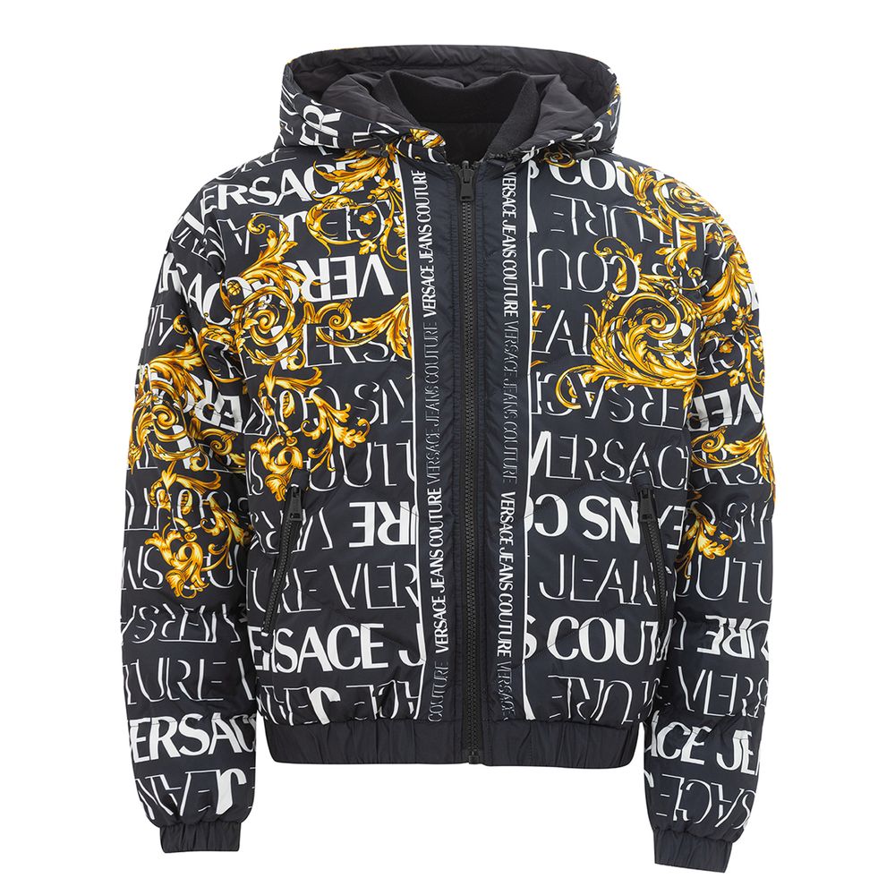 

Элегантная черная куртка Versace из полиамида Versace Jeans
