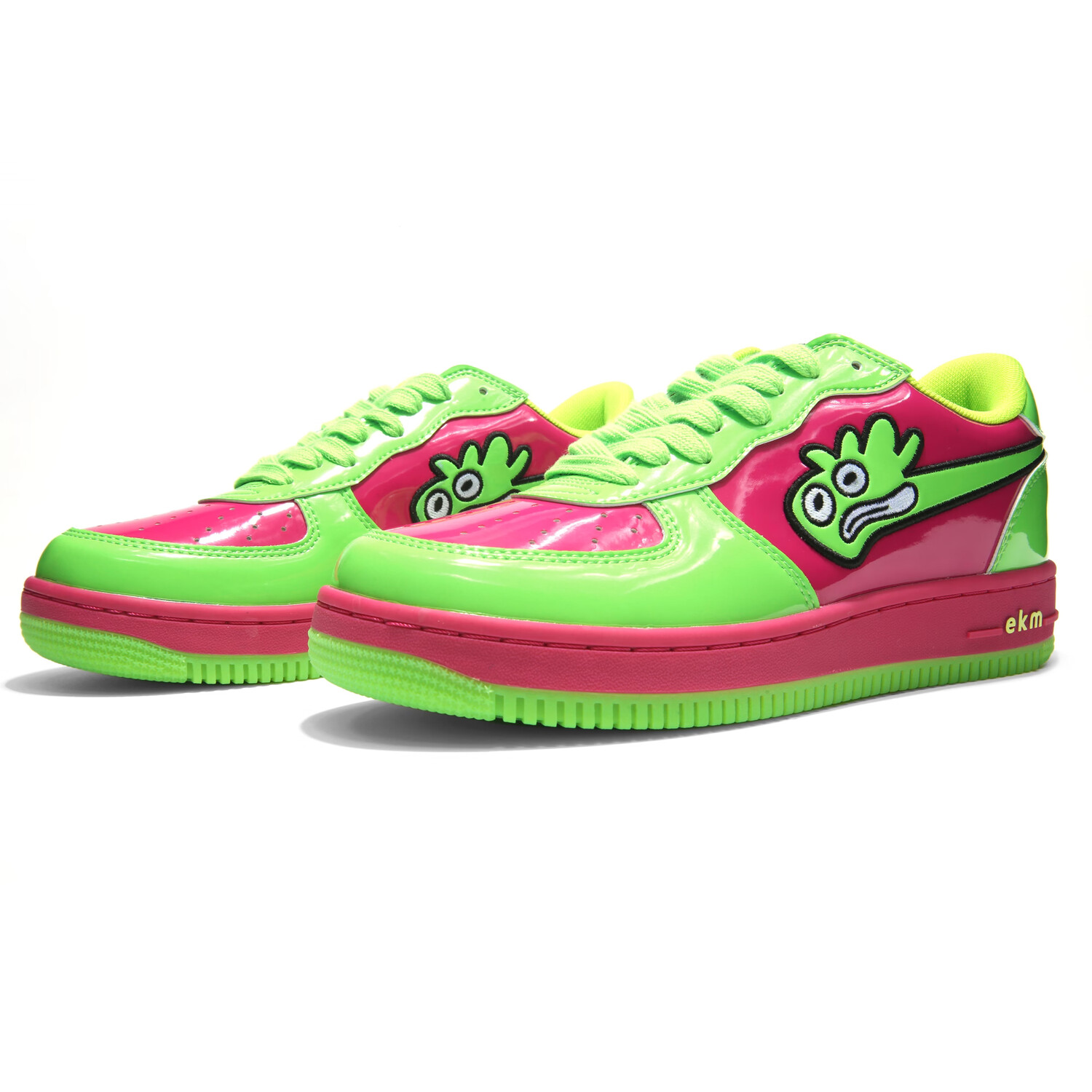 

Кроссовки EKM Skateboarding Shoes Unisex Low-top Rose Red, зеленый