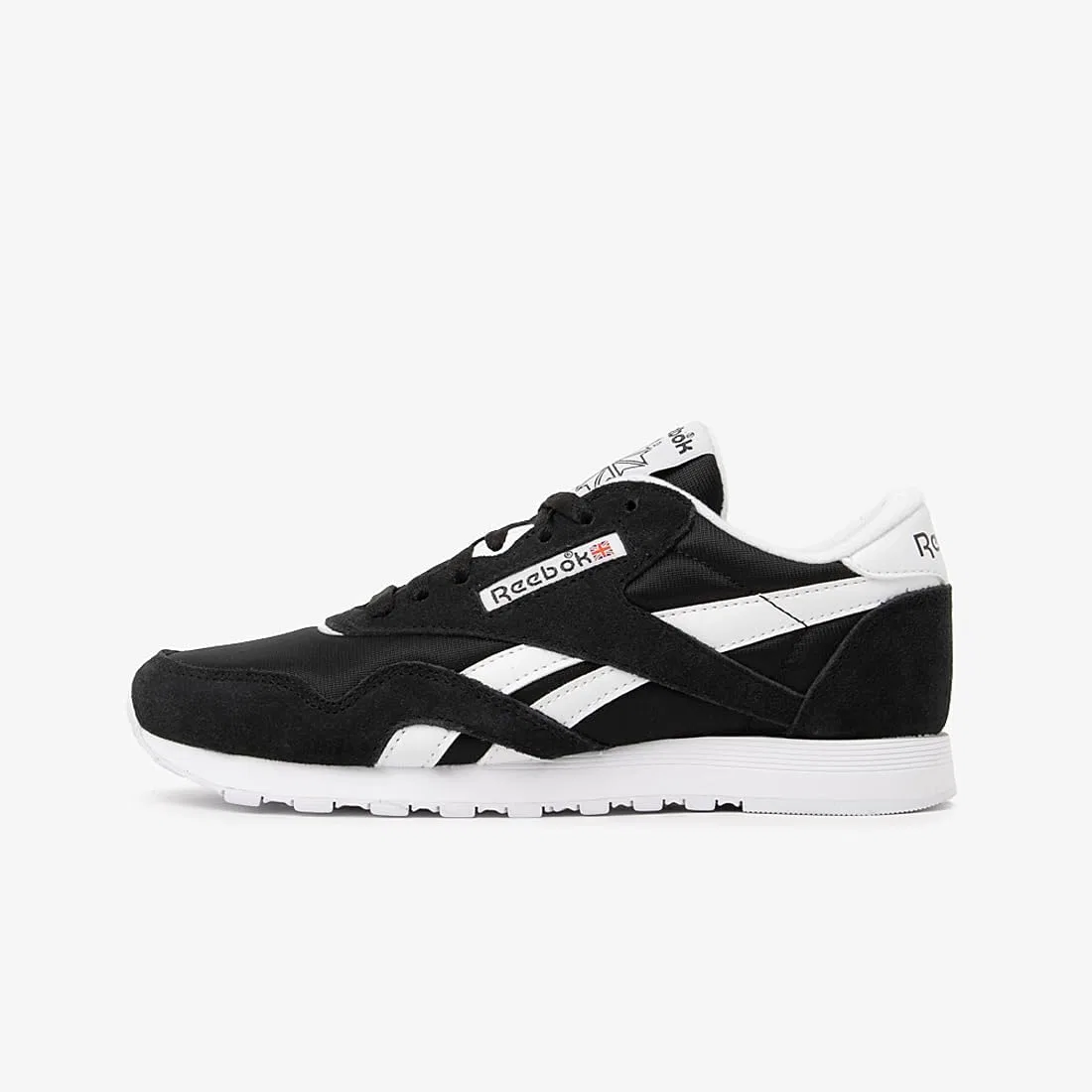 Reebok, мужские классические нейлоновые кроссовки, Cblack Ftwwht Ftwwht — фото 3