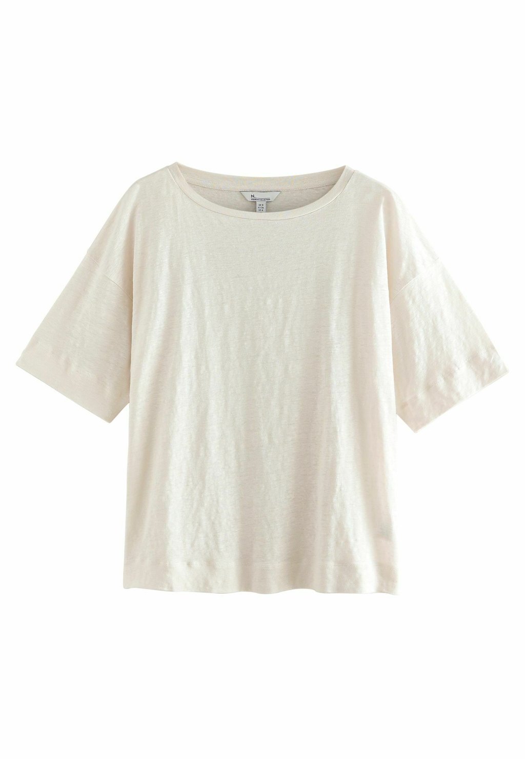 

Базовая футболка SHORT SLEEVE CREW NECK Next, бежевый