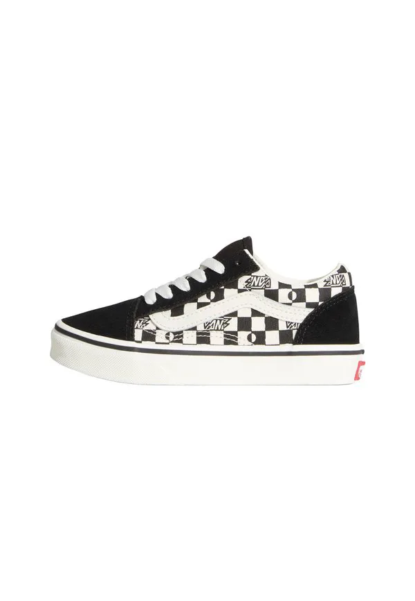 Классические скейтбордистские кроссовки унисекс Vans, Chess Black White