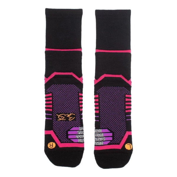 

Носки way of wade mid cut basketball socks 'black pink' Li-Ning, черный