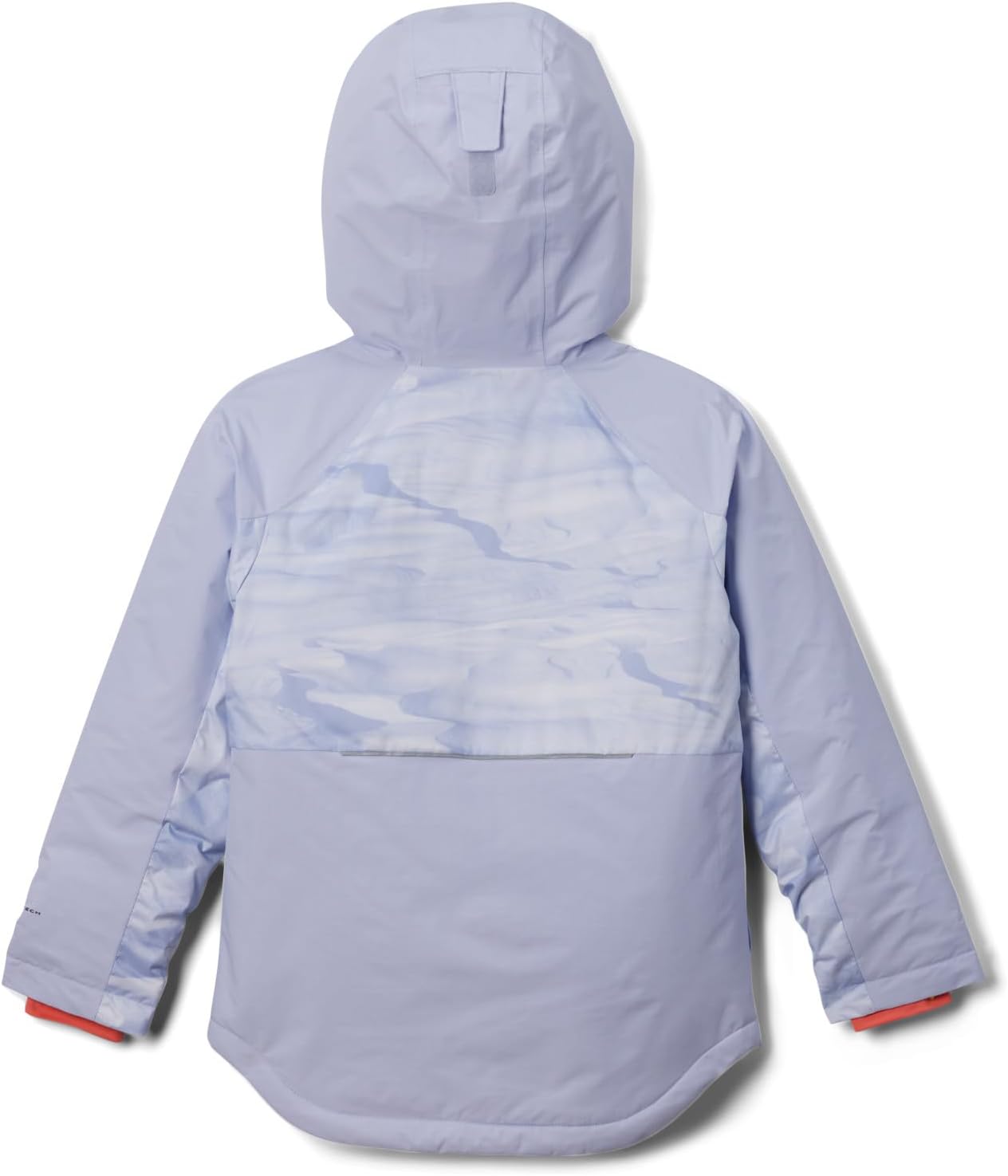 Куртка Columbia Girls Mighty Mogul III с принтом, Snowdrift Windblown/Snowdrift — фото 2