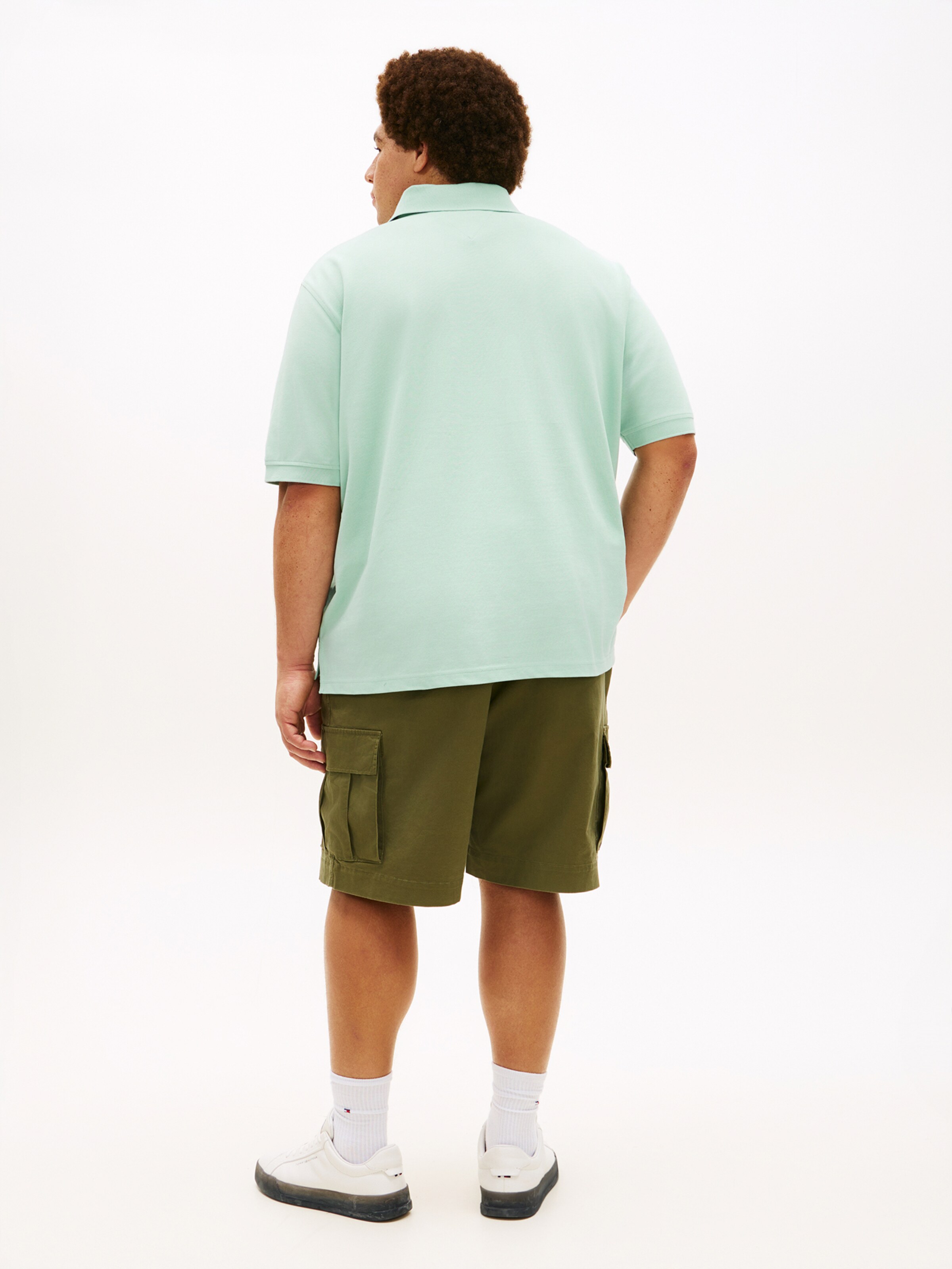 Tommy Hilfiger Big & Tall Футболка '1985' в цвете Mint — фото 3