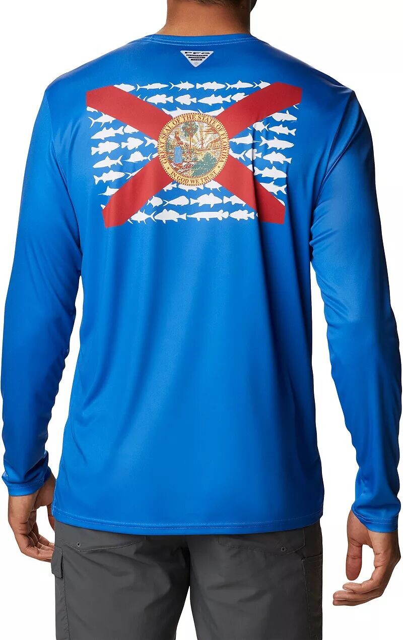 

Мужская рубашка с длинным рукавом Columbia PFG Terminal Tackle Fish Flag