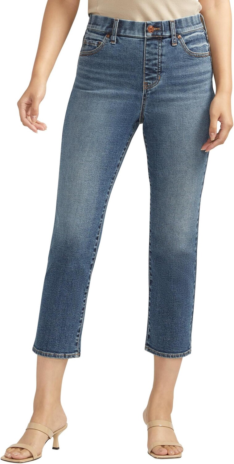 

Джинсы Jag Jeans Valentina Straight Crop, цвет Stargazer Blue