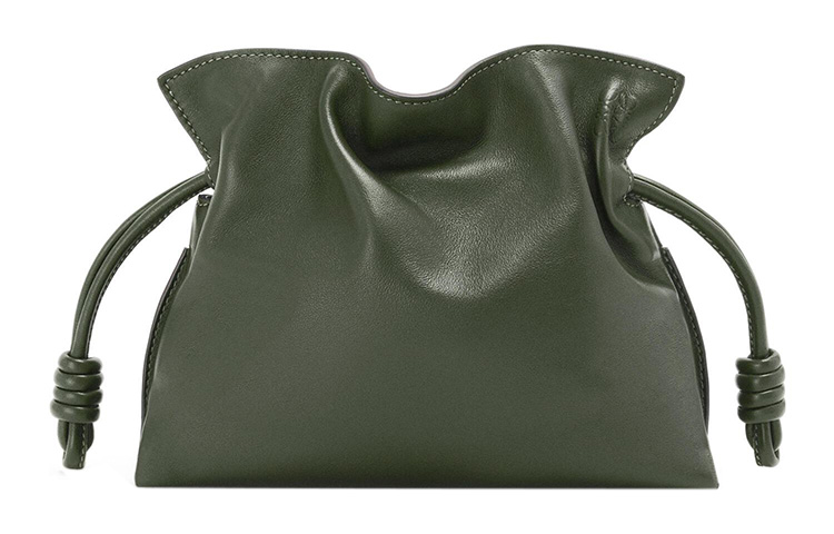 

LOEWE Женская мини-сумка через плечо из телячьей кожи цвета хаки